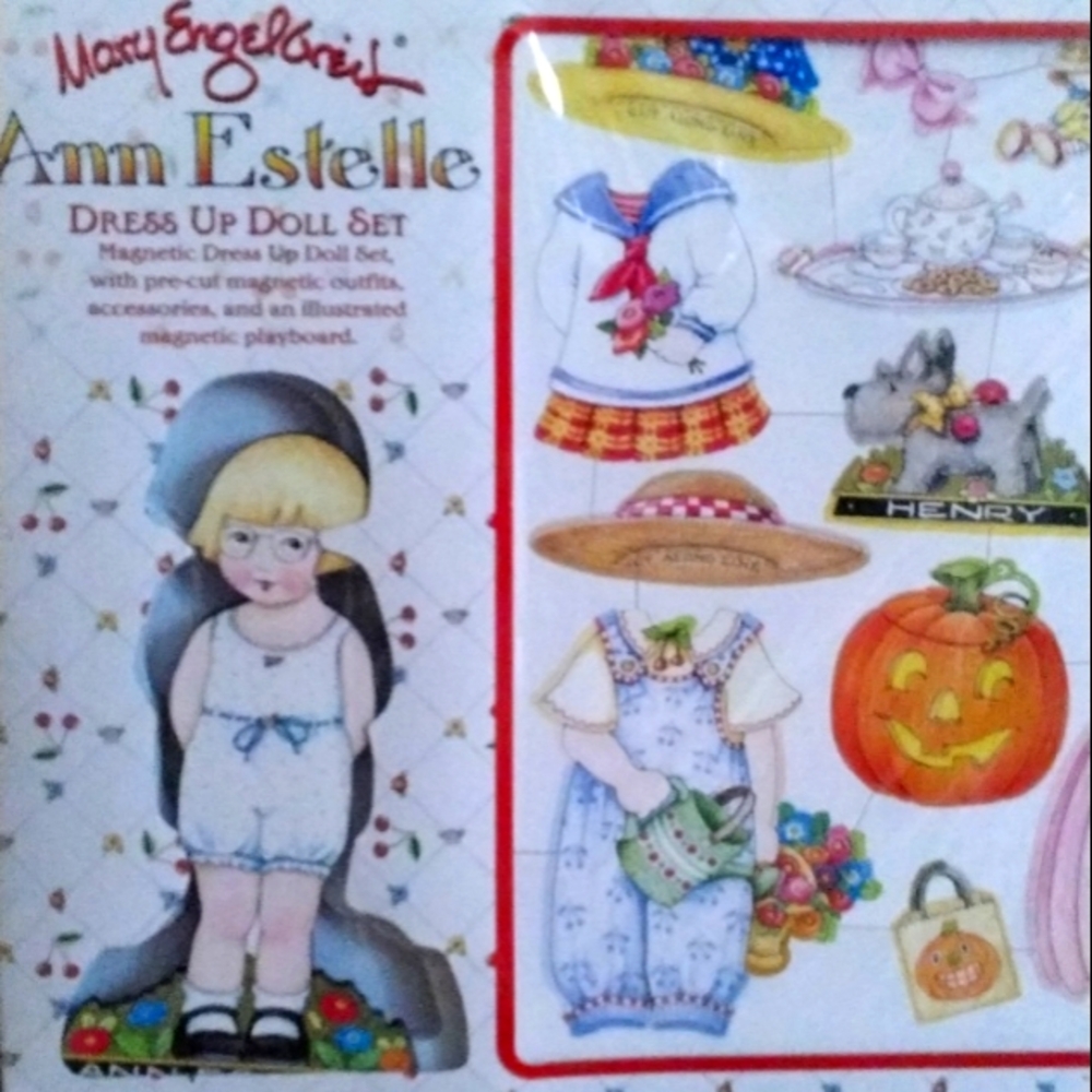 Mary Engelbreit Ann Estelle dress up doll set